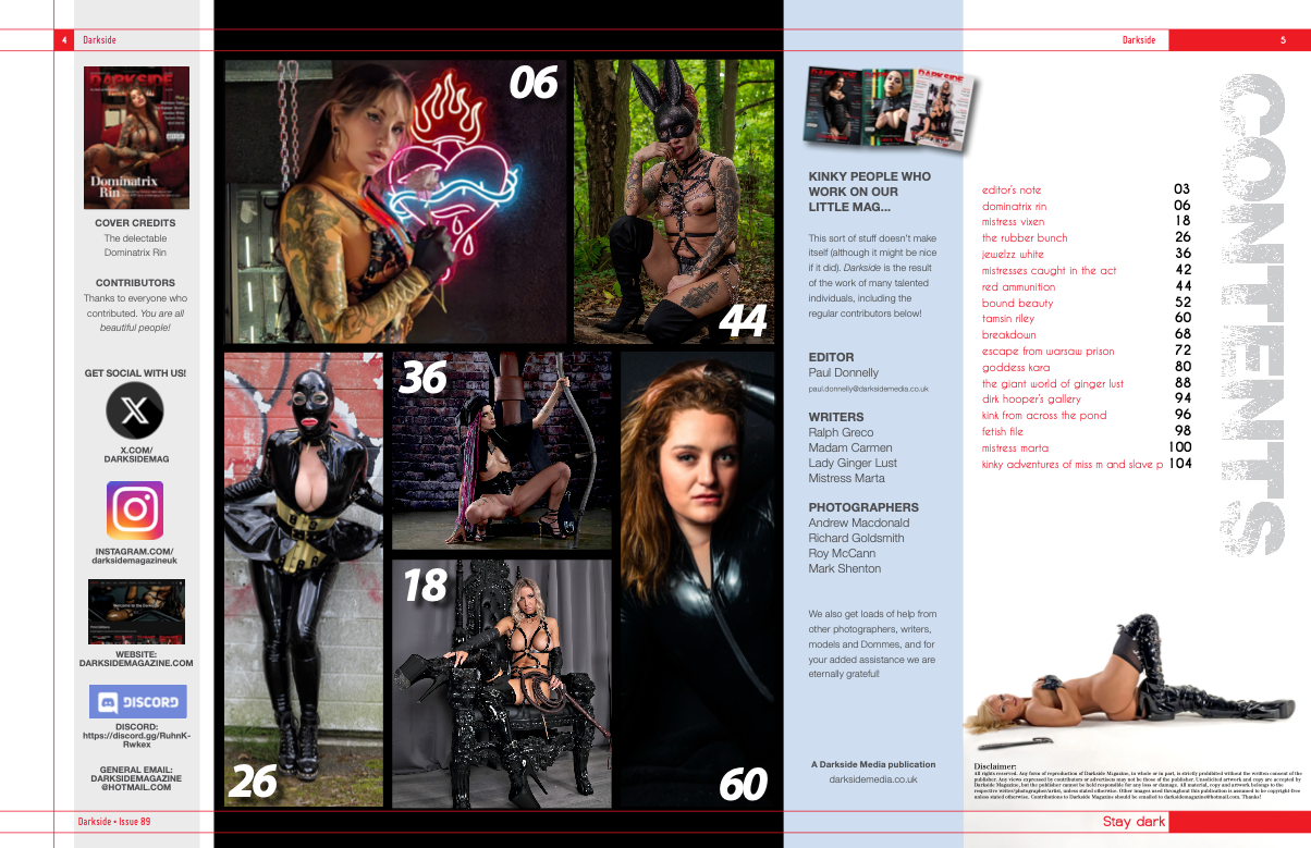 Darkside Magazine Issue 89 - Print Edition